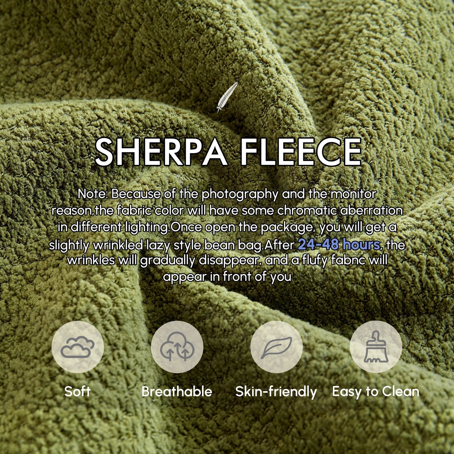 OVIOS 67'' Chaise Lounge Chair with Cup Holders, Plush Velvet Sofa Bed