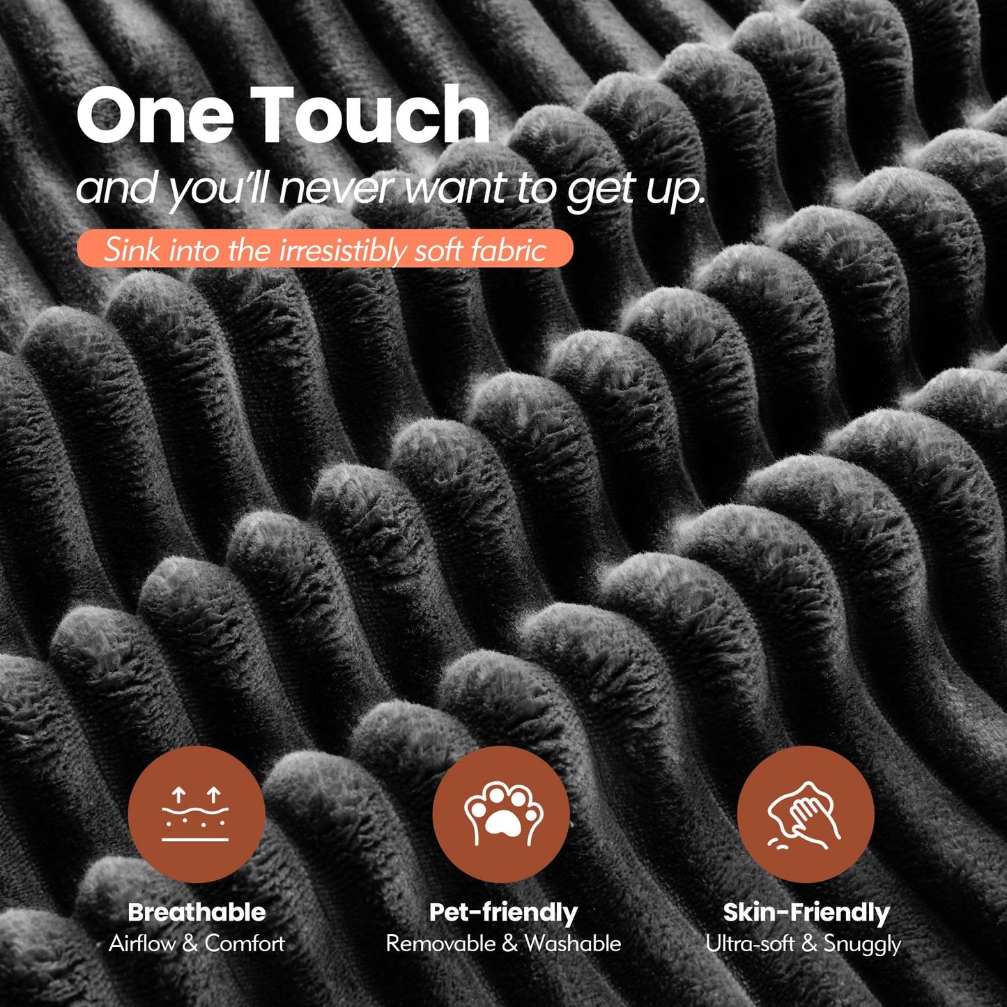 OVIOS 105" Modular Sectional Sofa with Chaise,Deep Seat Cloud Couch, Modern L-Shape