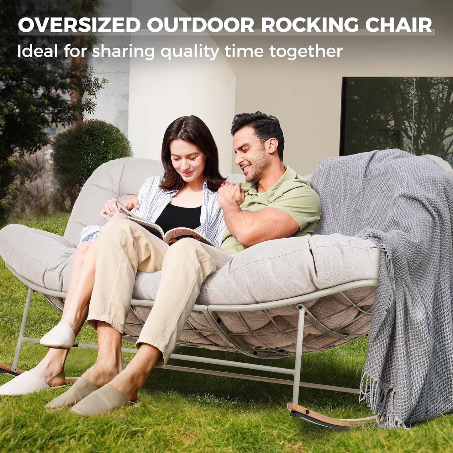 Outdoor Double Rocking Chair