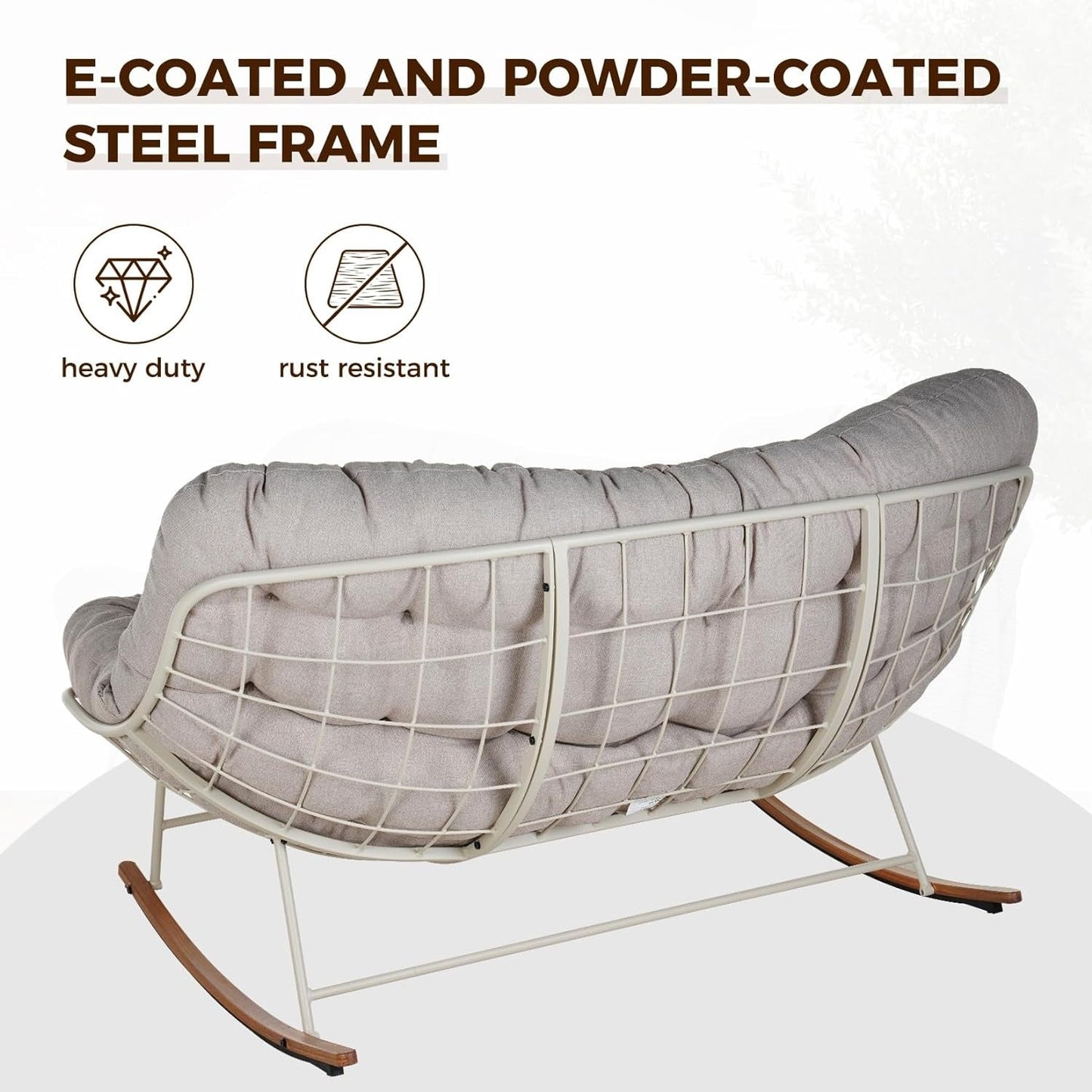 Outdoor Double Rocking Chair