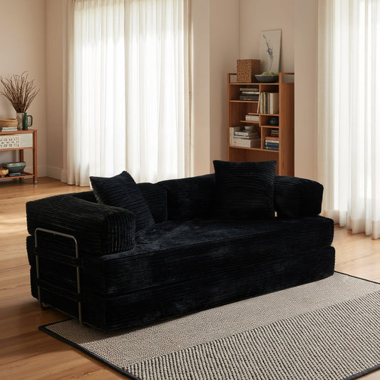 Ovios 80" Convertible Modular Sofa Bed