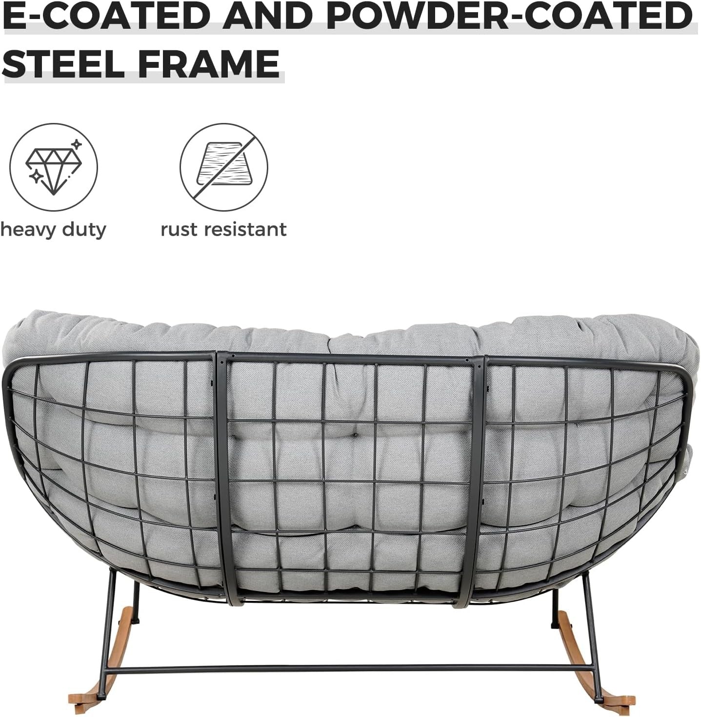 Outdoor Double Rocking Chair