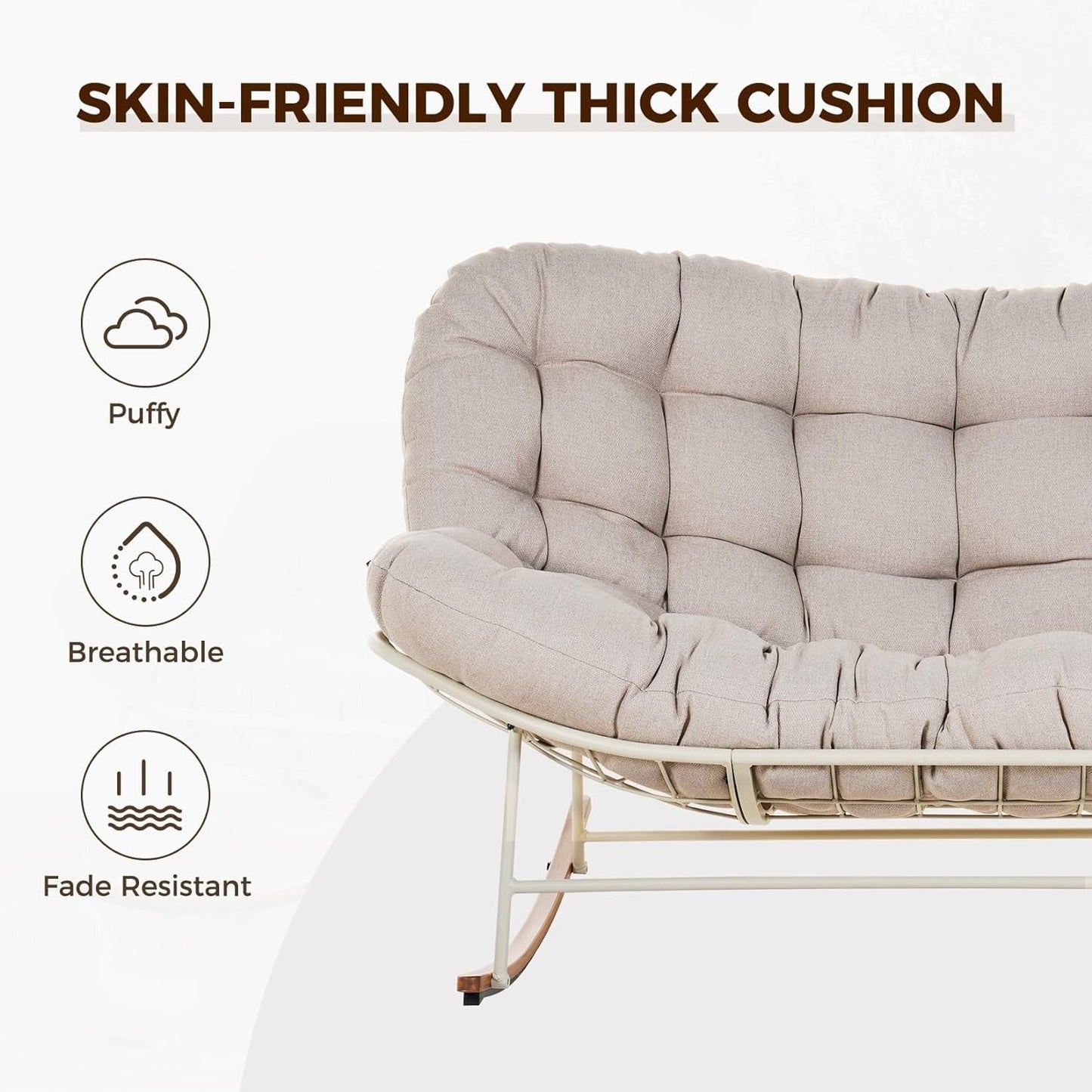 Outdoor Double Rocking Chair